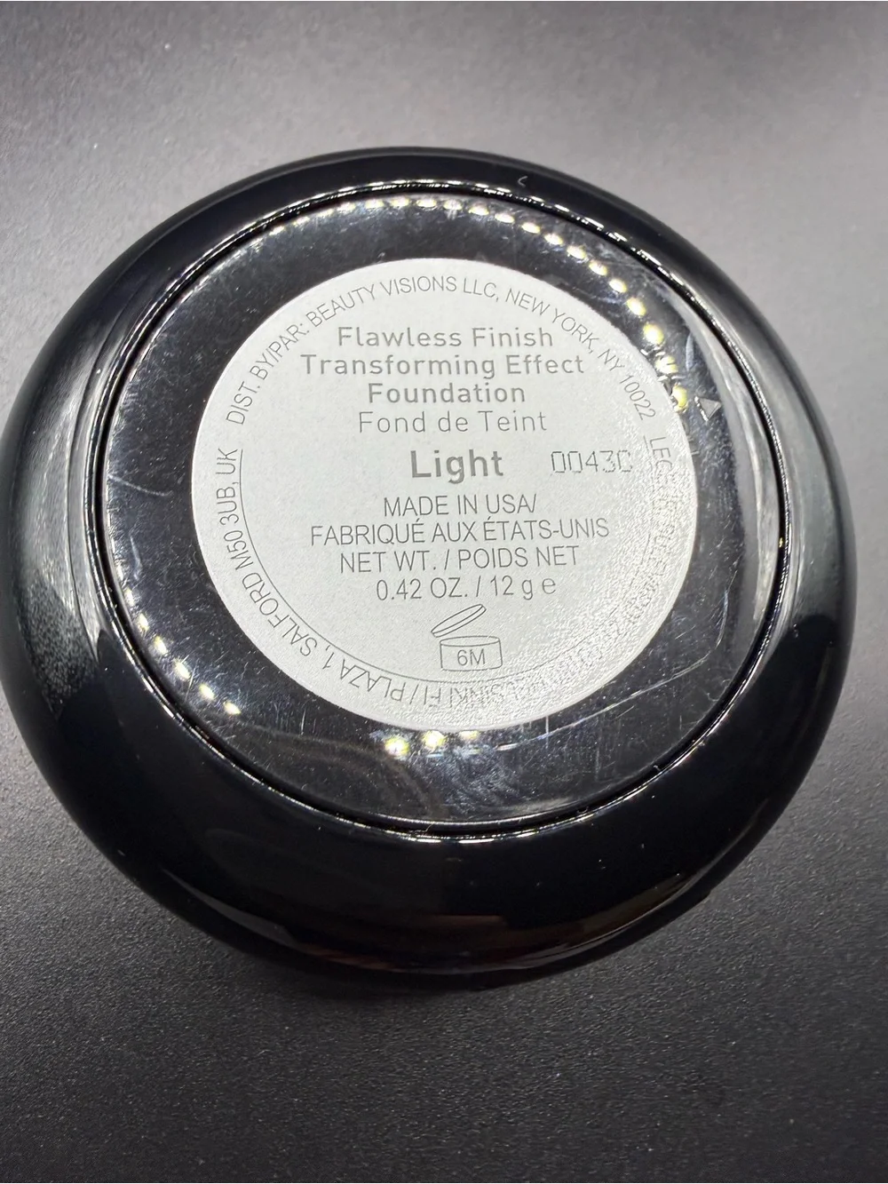 Mally Beauty Flawless Finish Transforming Effect Foundation in shade Light